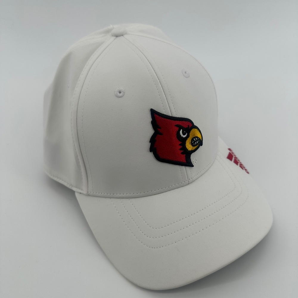 Adidas Louisville Cardinals Hat Cap White Baseball Large Extra Large‎ ACC NEW